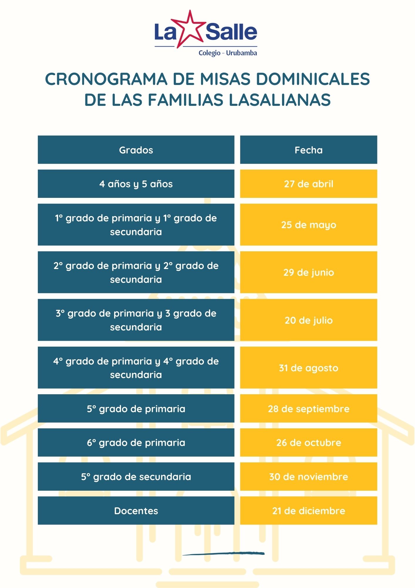 Actividades Pastoral
