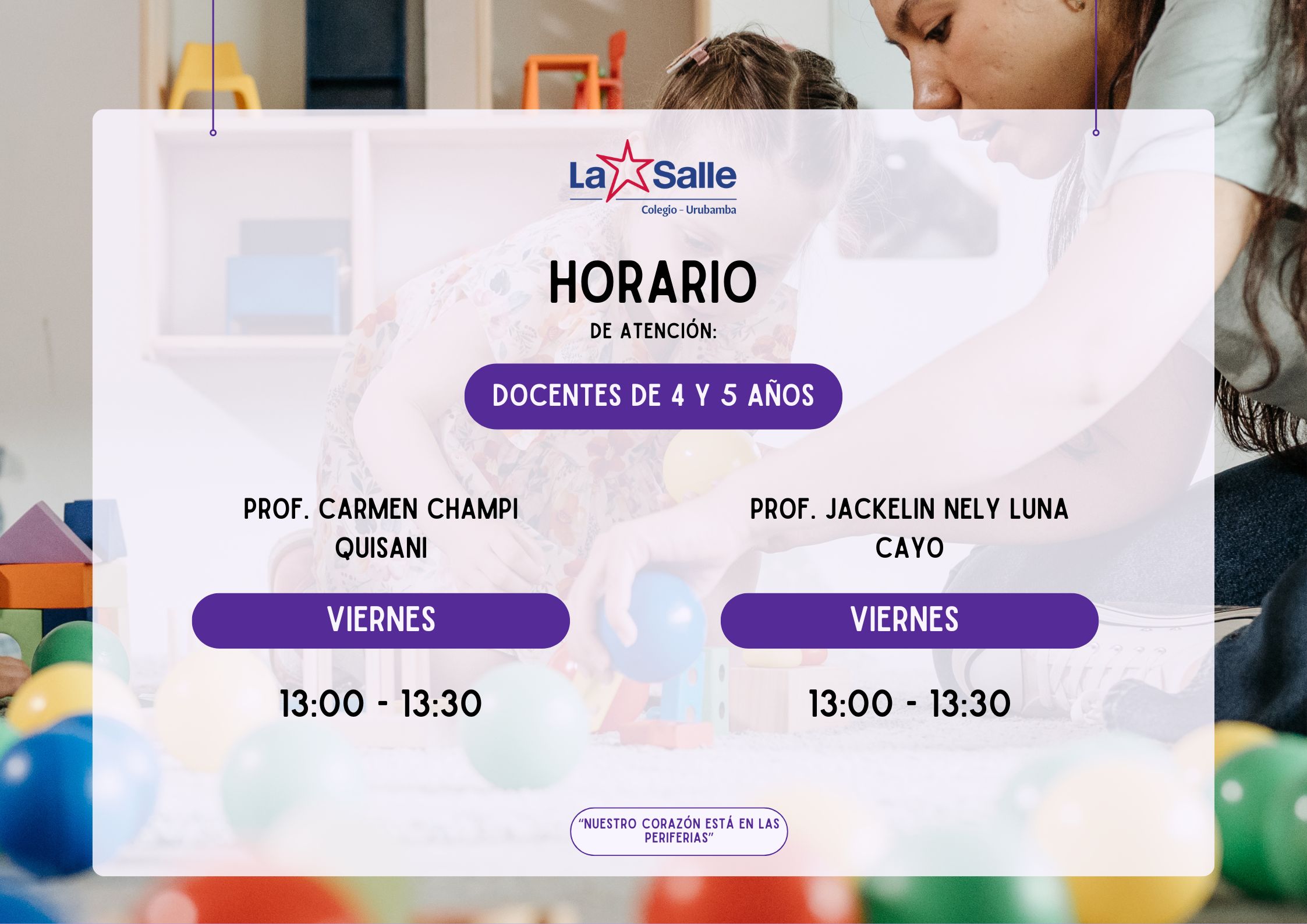 Atención a PPFF - Inicial